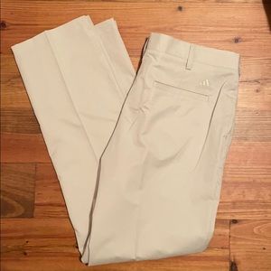 Adidas khaki golf pants